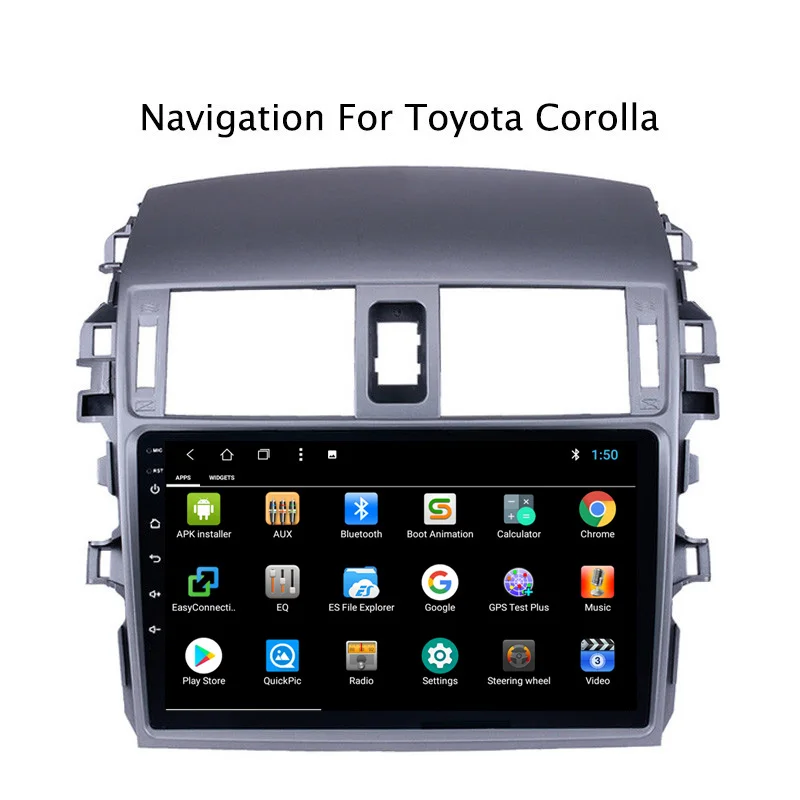 Excellent NAVITOPIA 9inch 2G RAM 32G ROM Android 8.1 Car Multimedia GPS Navigation for Toyota Corolla 2007 2008 2009 2010 2011 2012 2013 3