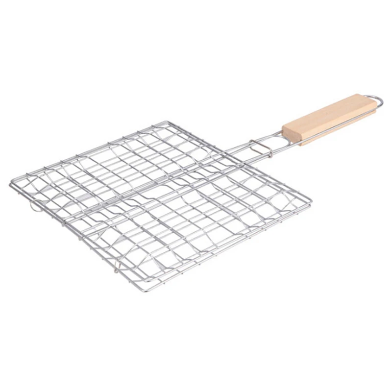 

1Pcs Barbecue tools barbecue net wire grill BBQ barbecue kitchen supplies grilled fish clip to burn oven