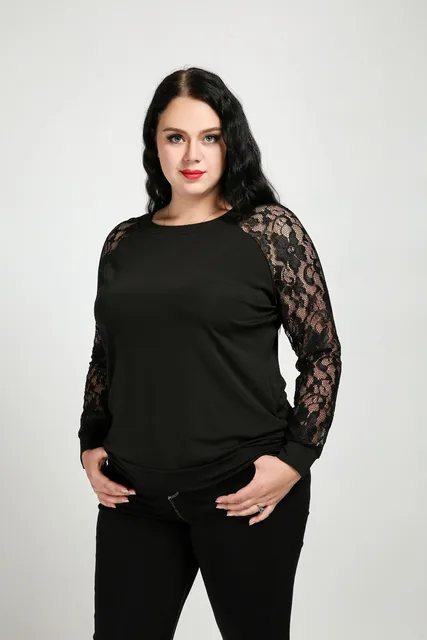 womens sexy long sleeve plus size sweatshirts solid o neck basic plus size sweatshirts