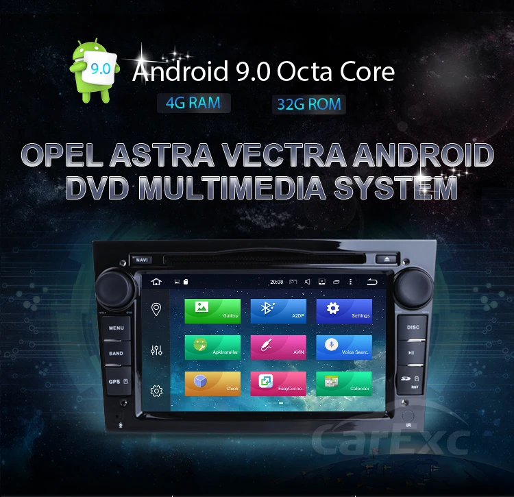 Discount Android 9.0 Car DVD For OPEL Meriva Antara Zafira B C G Veda Agila Corsa Vectra Astra H G J GPS Radio Multimedia Bt Carplay 14