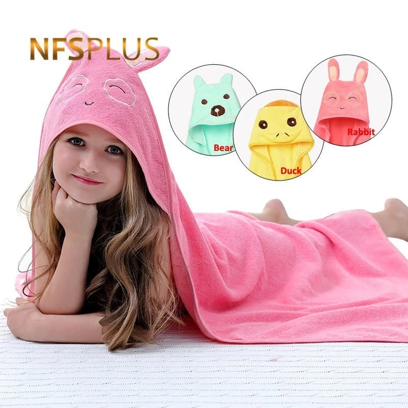baby hooded bath towel