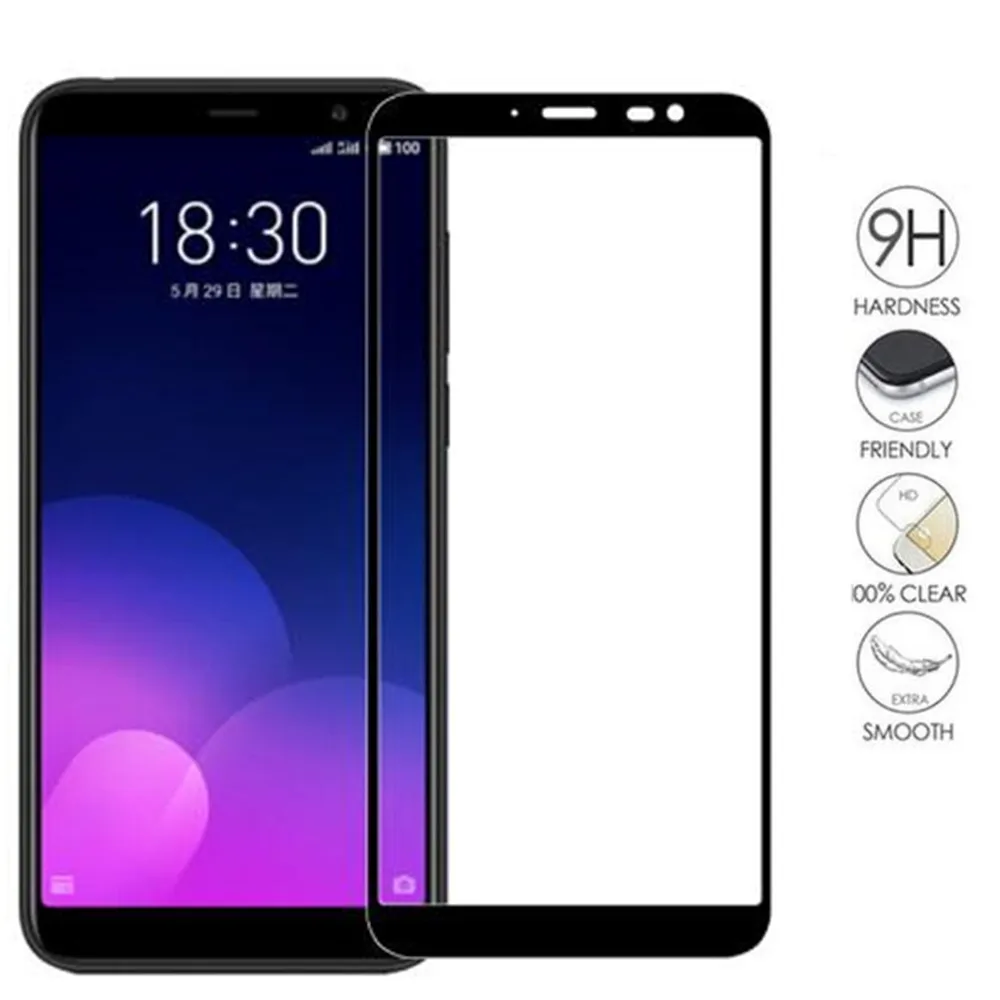 

Tempered Glass for Meizu M6T Meilan 6T 6 T Screen Protector 9H 2.5D Phone Protective Glass Film On Maisie Meizy Maizu Meilan 6T