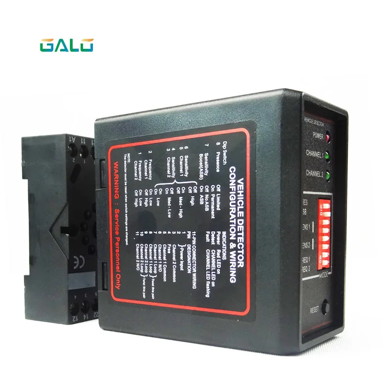 

Barrier gate 2 channel car PD232 loop detector for Access control system OEM use for parking system