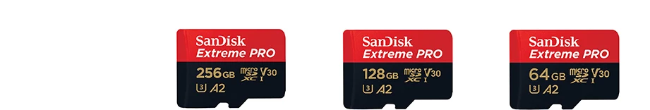 Карта Micro SD SanDisk 16 ГБ 32 ГБ A1 карта памяти MicroSDHC 64 Гб 128 ГБ 256 Гб 400 Гб MicroSDXC EXTREME PRO V30 U3 A2 4K UHD TF карты