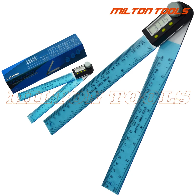 

1pcs 200mm Digital LCD Protractor Inclinometer Goniometer Level Measuring Tool Electronic Plastic Angle Gauge Angle Ruler 200mm
