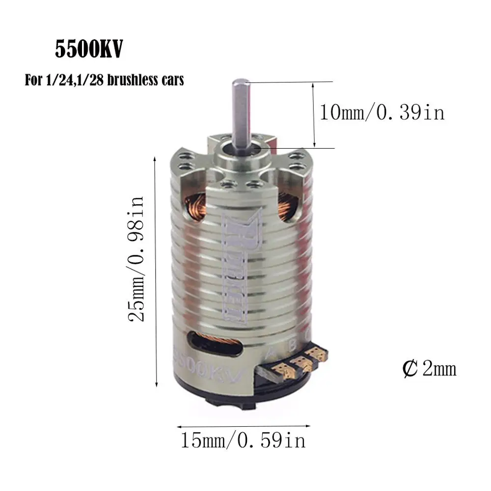 Безсенсорный бесщеточный двигатель SURPASS HOBBY 1410 5500KV для 1/24 1/28 MINI Z On Road Запчасти