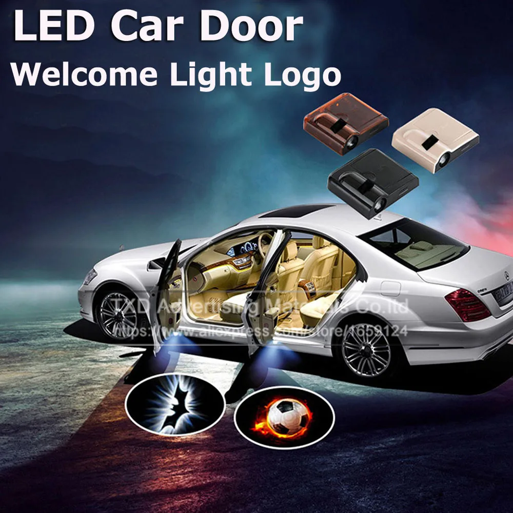 2*LED Car Door Light Laser Car Door Shadow led Projector Logo