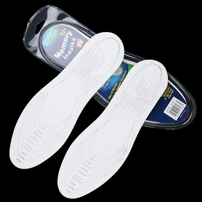 

USHINE 1 Pair Memory Foam Insoles Orthopedic Arch Support Foot Care Comfort Pain Relief All Sizes Sport Running Insoles