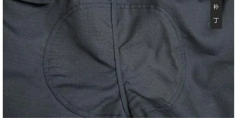Военная форма Для мужчин Одежда для охоты черный безопасности Костюмы тактическая боевая рубашка + брюки-карго Открытый Армия Работа