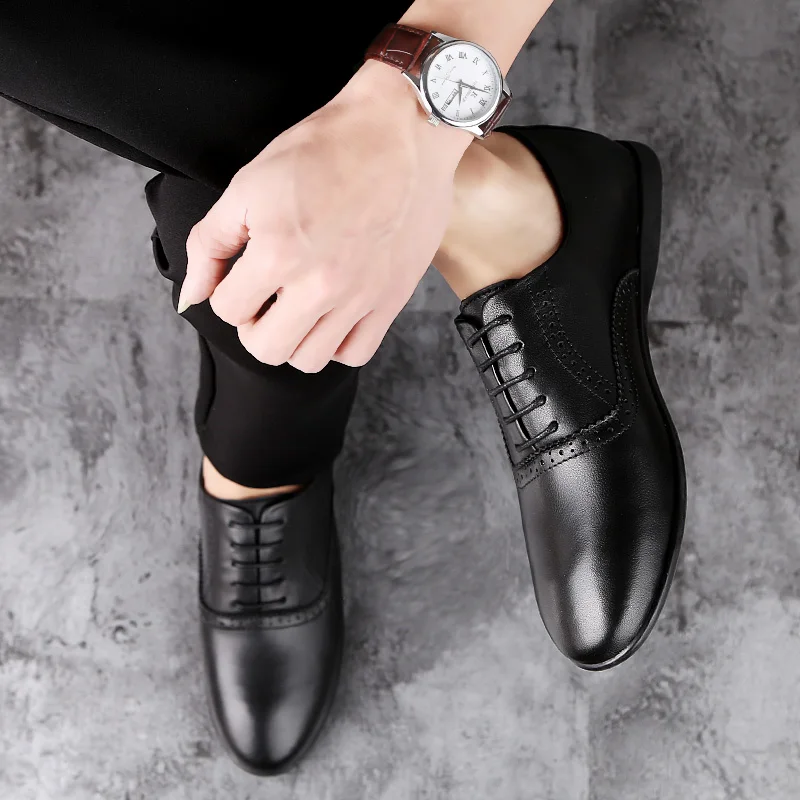Мужская обувь мужские лоферы повседневные дышащие кожаные лоферы Hommes Mocassins деловая официальная обувь 2019 Новинка Бесплатная доставка C4