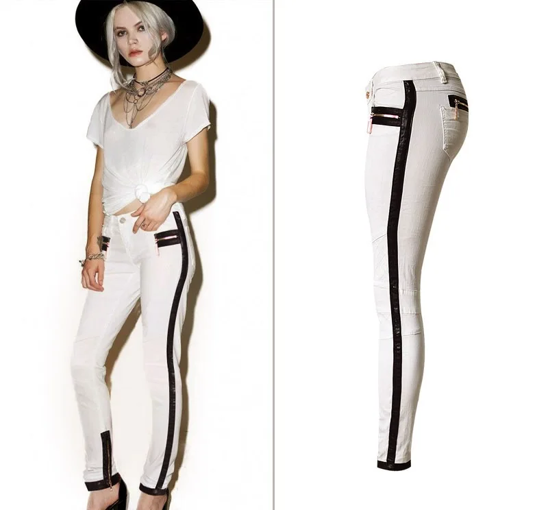 Embroidery Jeans Pants (31)