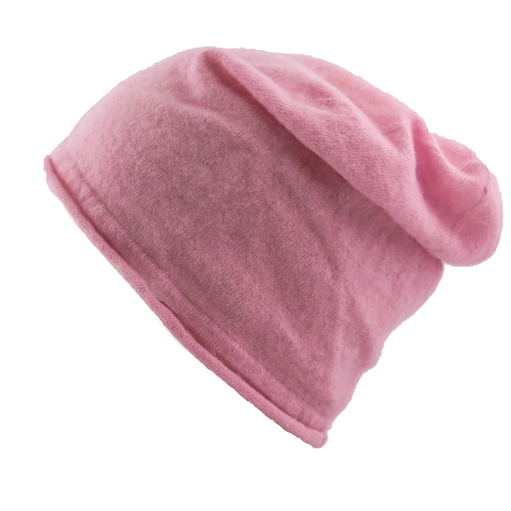 

Female Beanies Rabbit Hair Winter Hats For Women Casual Autumn Knitted Beanie Girls 2018 New Fashion High Quality Soft Wool Hat