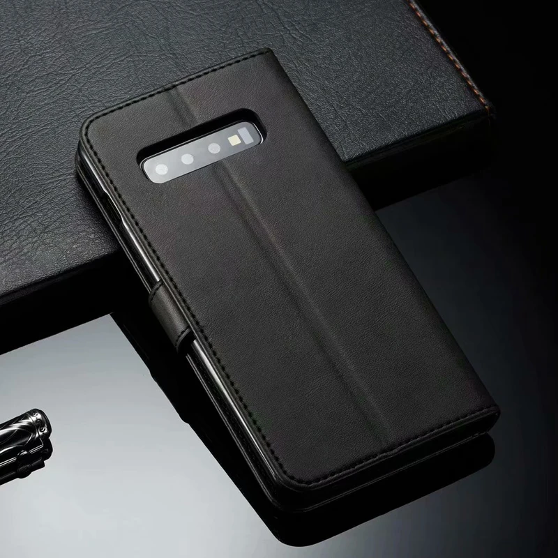 S6 s7 edge s8 s9 plus s10 lite кожаный чехол для samsung Galaxy A6 A7 A8 A9 кожаный бумажник флип чехол для samsung J4 J6 чехол