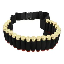 Тактический 25 патронташ патронный ремень для охоты на открытом воздухе сумки военный пояс для винтовки 12 Калибр патроны Перевозчик CS GO