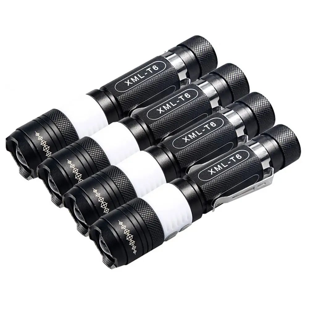 

SKYWOLFEYE 4x 10000LM 3-Mode XM-L T6 LED USB Rechargeable18650 Torch Light