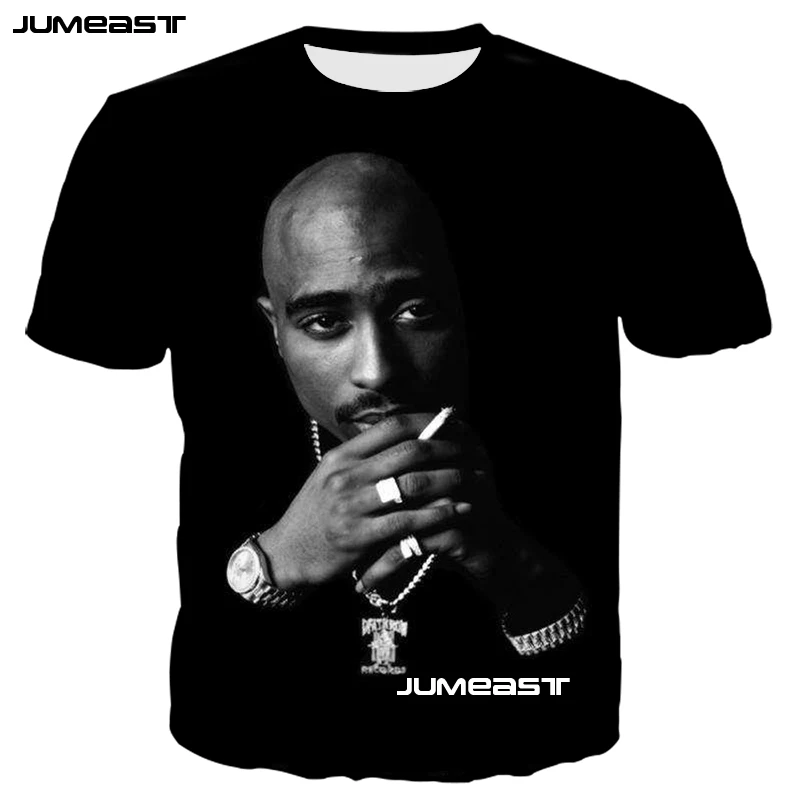 Jumeast Rapper 2pac 3d Print Men Women T Shirt American Hip Hop Rapper Tupac Thin Summer O Neck Short Sleeve Fashion Style T Shirts Aliexpress