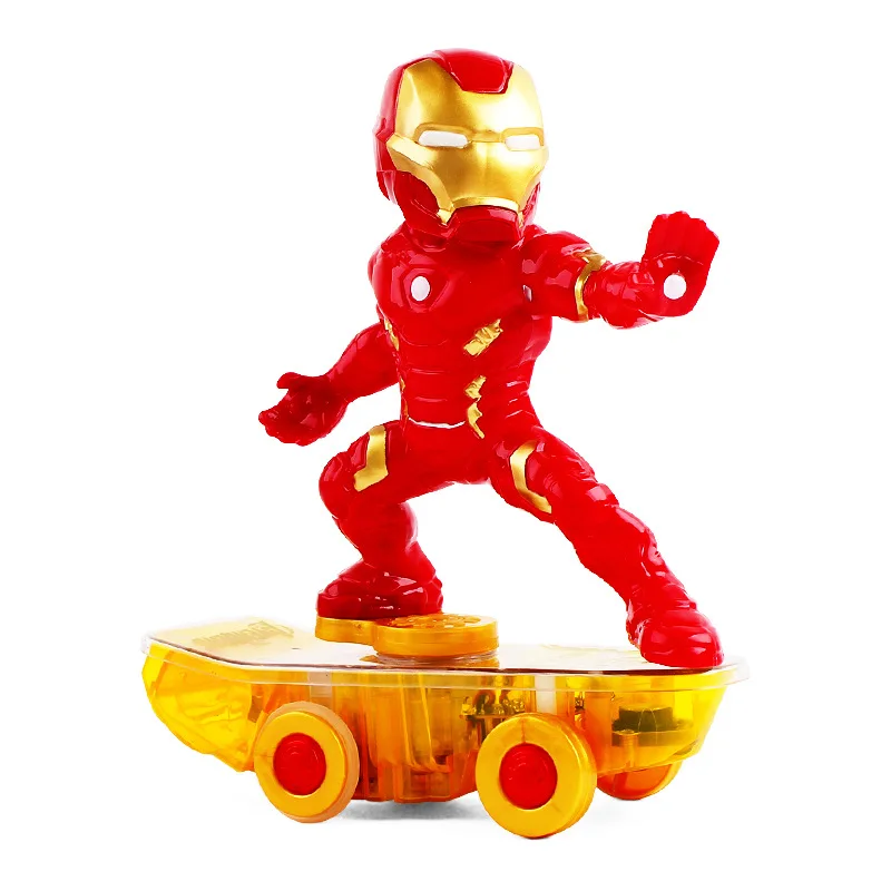 RC Car Marvel Superhero Iron Man Scooter The Avengers Electric Car
