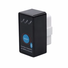 100% Firmware V1.5 MINI ELM327 Bluetooth Power Switch ELM 327 OBD2 Diagnostic Scanner Supports All OBDII Protocols Free Shipping