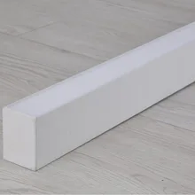 Светодиодный узкая длинная планка свет 1,5 м 40 Вт современный профиль линейное освещение, офисное освещение Светодиодное светильник в форме линейки приспособление, подвесной светильник