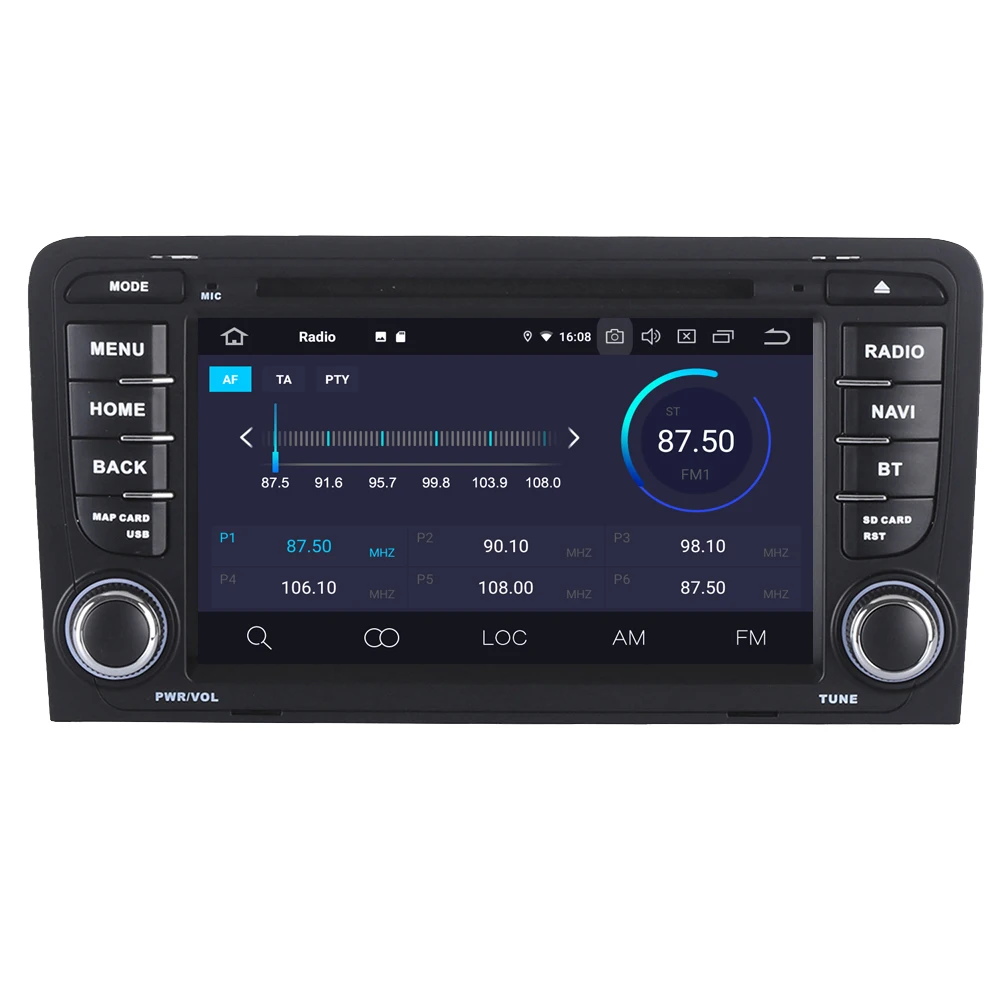 Sale RoverOne For Audi A3 S3 RS3 2003 -2013 Android 9.0 Autoradio Car Multimedia Player Radio Stereo GPS Navigation Head Unit DVD 3