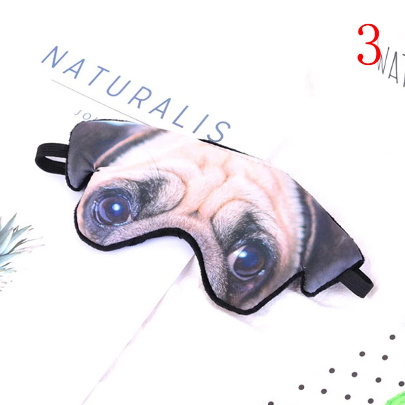 Cute 3D Animal Printing Sleeping Eye Mask Blindfold Relax Sleep Travel Covers Fashion Eye-shade Sleeping Tools Eyepatch - Цвет: type 3