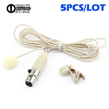 5 шт. мини XLR 4-контактный TA4F разъем конденсаторный нагрудная гарнитура для лацкана галстука петличный микрофон Mikrafon Для SHURE Беспроводная система караоке передатчик