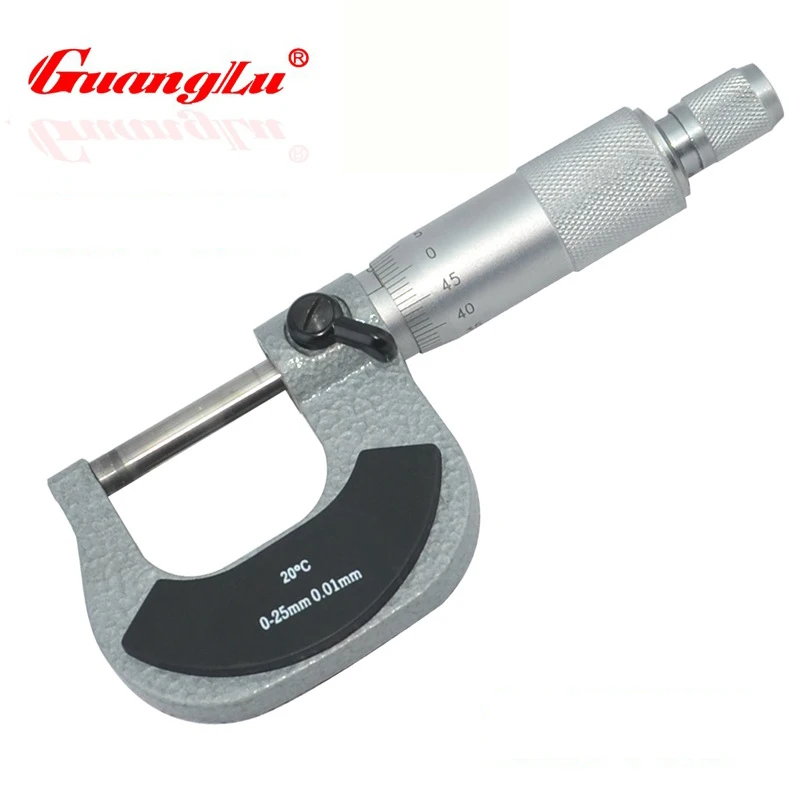 

0-25 MM Guanglu Outside Diameter Micrometer 0.001mm Electronic Micrometer Caliper Gauge Outer Thickness Gauge Measure Tools