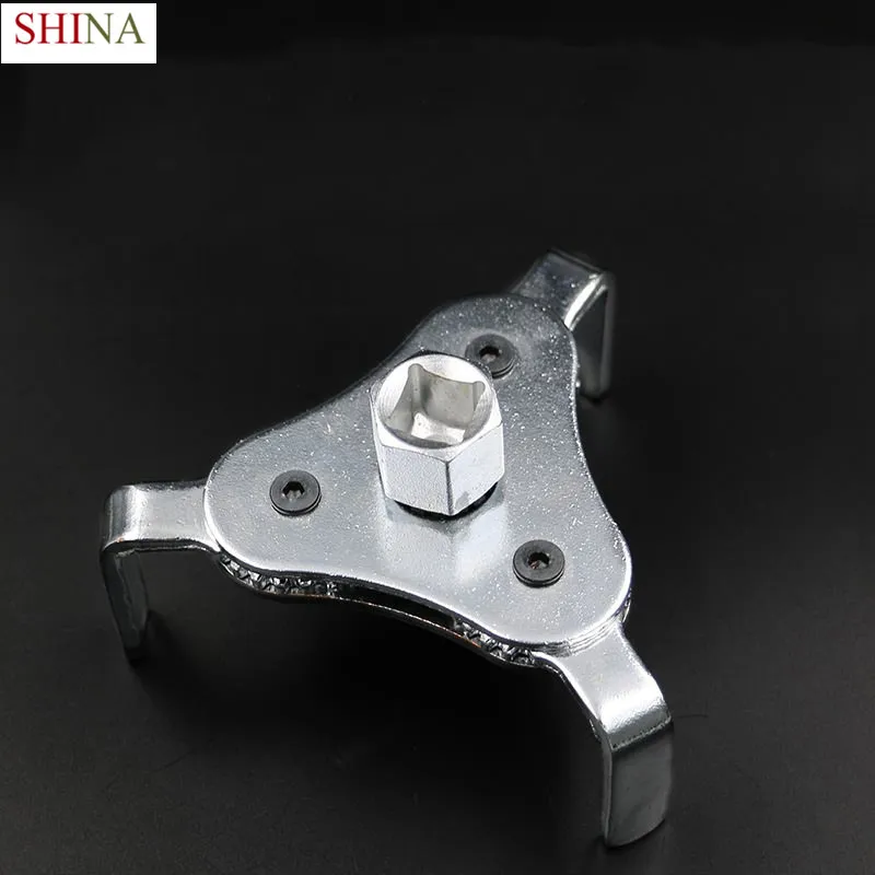 

SHINA New Arrival Adjustable Two Way Oil Filter Car Repair Tools Wrench Tool With 3 Jaw Remover Tool For Cars Trucks 65-110mm