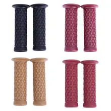 1 Pair Universal Motorcycle 7/8″ Rubber Handlebar Rubber Moto Hand Grips Bar End For 22mm vehicle bicycles 123X50X50mm