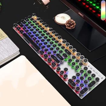 

Punk Time Gaming Mechanical Keyboard Anti-ghosting Backlight Teclado Wired USB Teclado mecanico clavier for CS GO Dota