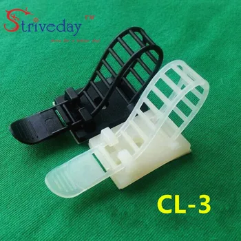 

50pcs/bag CL-3 Adjustable Cable clamps wire cable Tie Mounts Environmental protection Screw holes Adhesive Beamline Ties Mounts