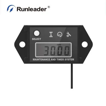 

HM026C Waterproof Digital Inductive Tachometer LCD Hour Meter for All Gasoline Engine ATV UTV Dirtbike Outboar Chainsaw Outboard