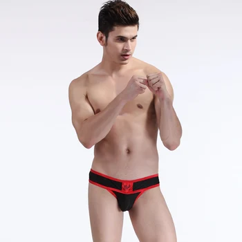 

WJ Men's G-string Magnetic health underwear Comfortable U convex double thong sexy underwear