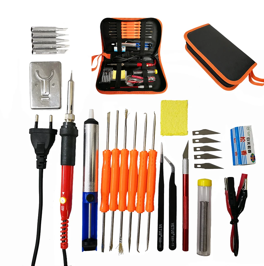 Electric soldering iron temperature adjustable 220V 110V 60W Welding