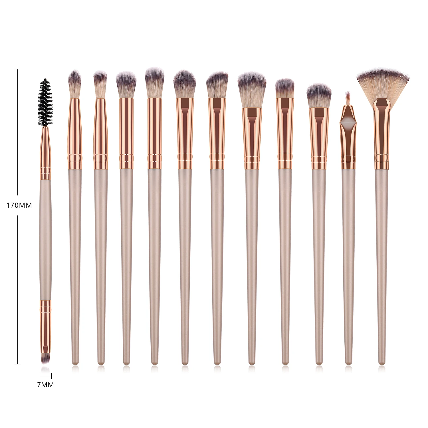 New Make Up Brushes Set 2/3/12pcs Professional Makeup Brushes Set Blending Eyebrow Eyeshadow Fan Brush Beauty Pincel Maquiagem