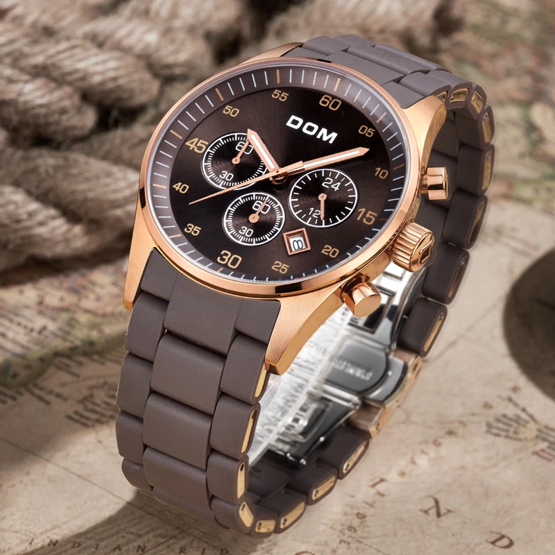 DOM Brand Men's Fashion Casual Sport Watches Men Waterproof Quartz Watch Man military Clock Relogio Masculino M-540 DOM Brand Men's Fashion Casual Sport Watches Men Waterproof Quartz Watch Man military Clock Relogio Masculino M-540