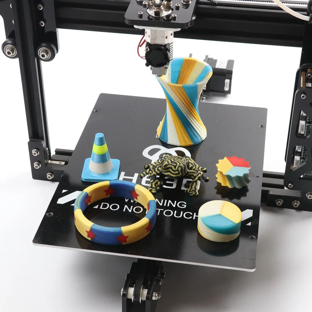 HE3D 3 in 1 out Multicolor Extruder hot end Kit three colors switching