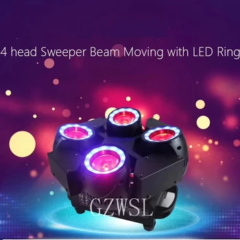 

4pcs/lot Christmas decorations party light mini moving head led 4*60W