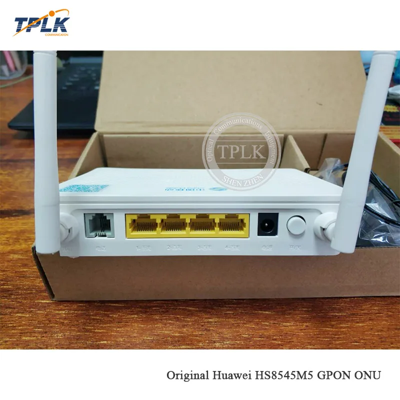 2020 Оригинальный Новый HW HS8545M5 ONU GPON ONT с 1GE + 3FE 1TEL USB Wifi китайским логотипом мини