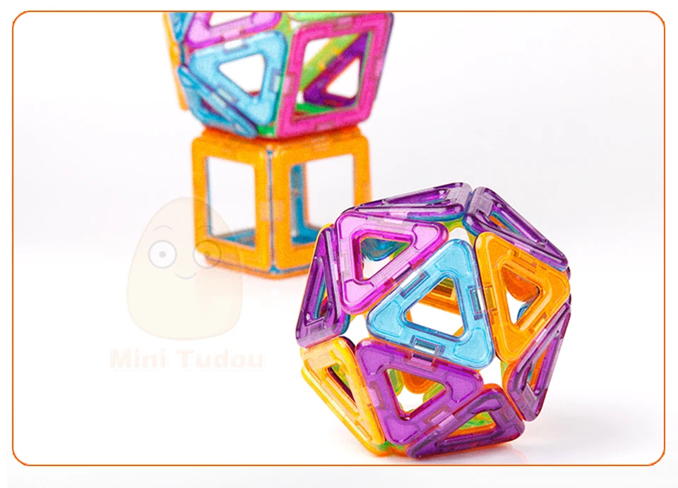 Conjunto de Construção Brinquedo de Construção Mini Blocos Magnéticos Educacional Modelos & Abs Ímã Designer Crianças Ímãs Jogo Presente 52-106 Pçs 10 High Quality Brinquedos e hobbies