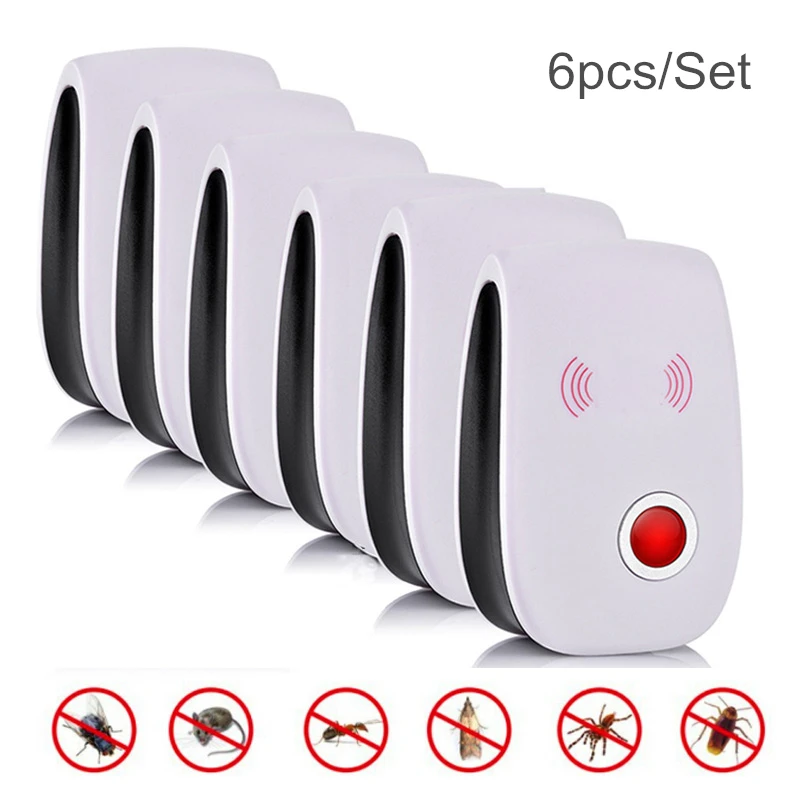 

Ultrasonic Electronic Pest Repeller Mosquito Mouse Rat Multi-function Rodent Insect Repellent Mini Insect Killer US EU UK Plug