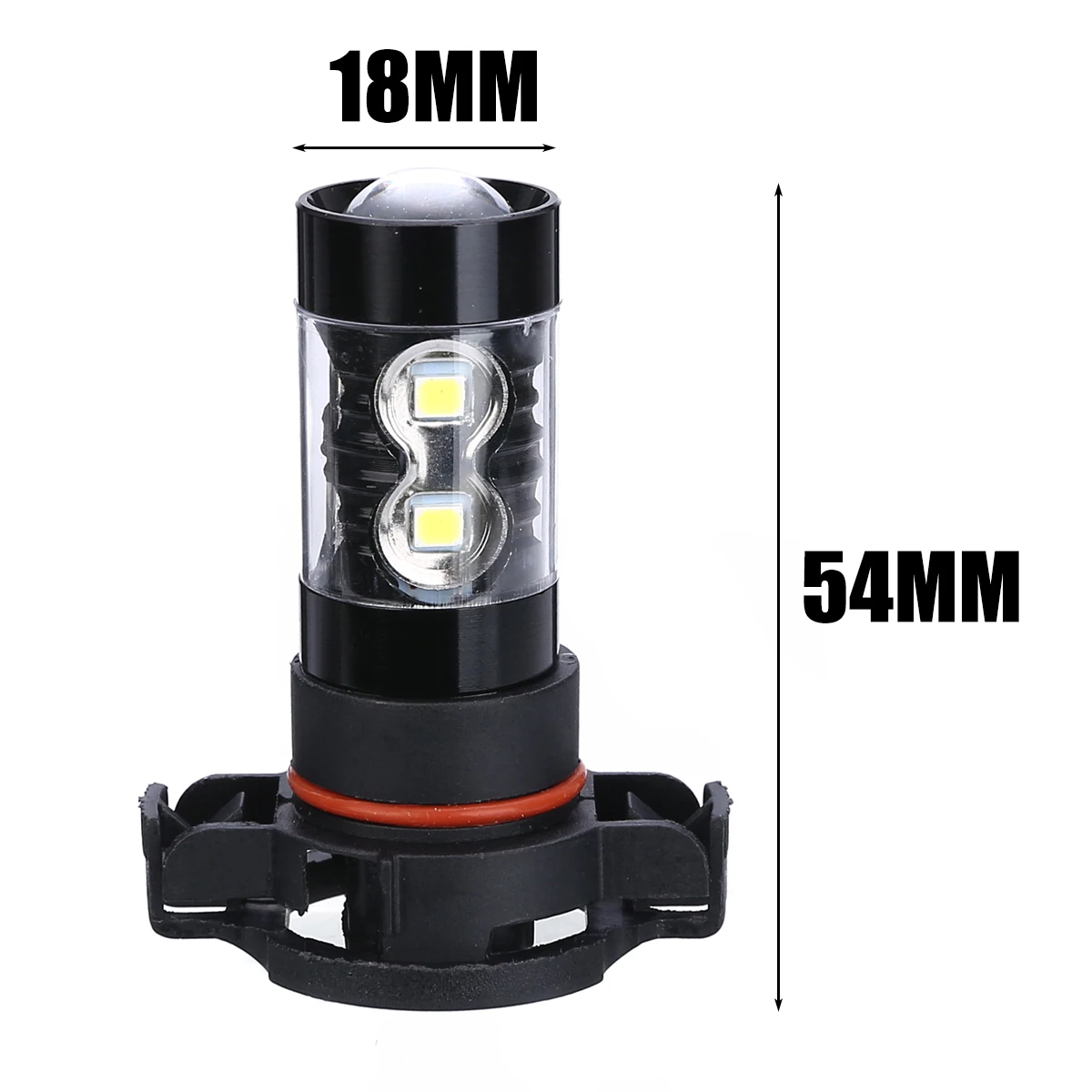New Arrival 2pcs PSX24W 2504 50W Car LED Fog Light DRL Bulb High Power 6000K White for Car Light Source