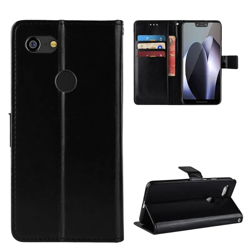 

For Google Pixel 3 XL Case Luxury PU Leather Wallet ShockProof Cover For Google Pixel 3 Pixel3 XL Pixel 3 Flip Phone case bag