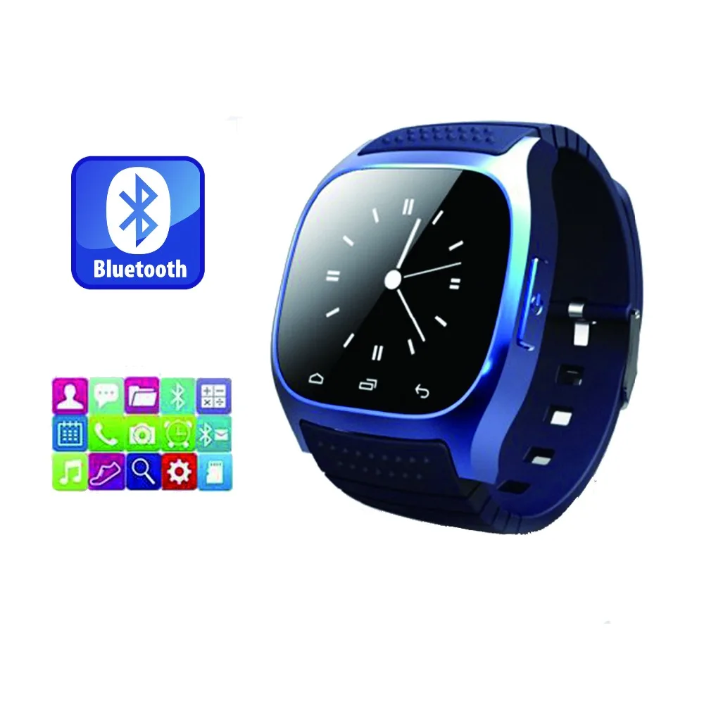 Оригинальный bluetooth смарт часы M26 BT уведомление анти потерянный наручные для Samsung S4