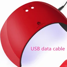 Светодиодный УФ-лампы для ногтей маникюрного салона, USB зарядка 27 Вт Сушилка для ногтей с 9 светодиодный бусины двух установка времени с умным Сенсор/60 s/90 s инструменты для маникюра