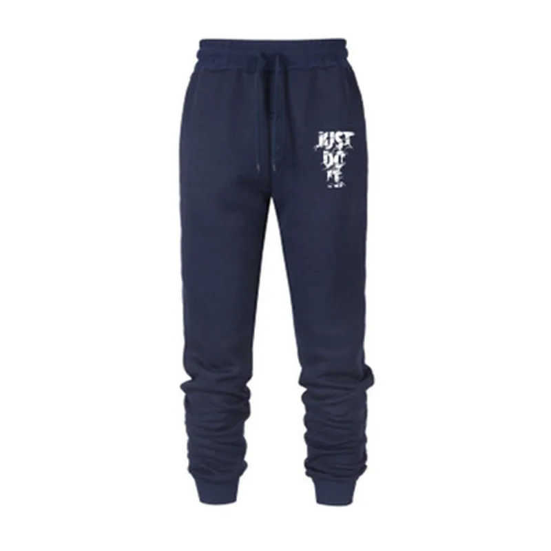 Men Letter 3d Print Hip Hop Fleece Hoodies Pants Drawstring Slim Male Brand Casual Sweatpants Blended Cotton Long Trousers