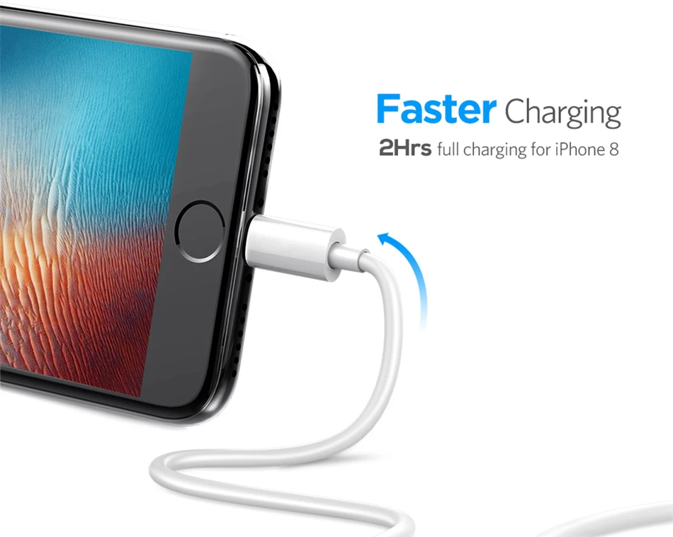 25 см 1 м 2 м usb кабель для зарядки для iPhone 6s 6 7 8 X 5s 5 s шнур зарядного устройства Быстрая зарядка провод данных для Apple Lightning Кабель Освещения