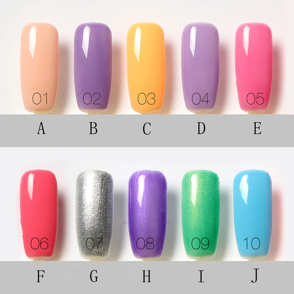 Focallure Bling УФ Лаки для ногтей 80 видов Цвет светотерапия клей блестящие Нет Зеркало