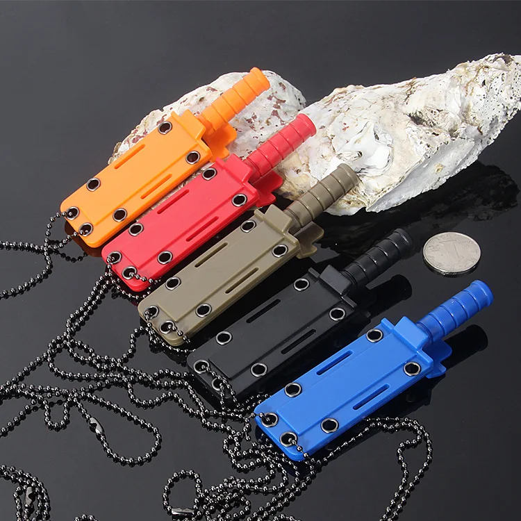 Necklace Style Pocket Portable Knife EDC Blade Mini Outdoor Tactical