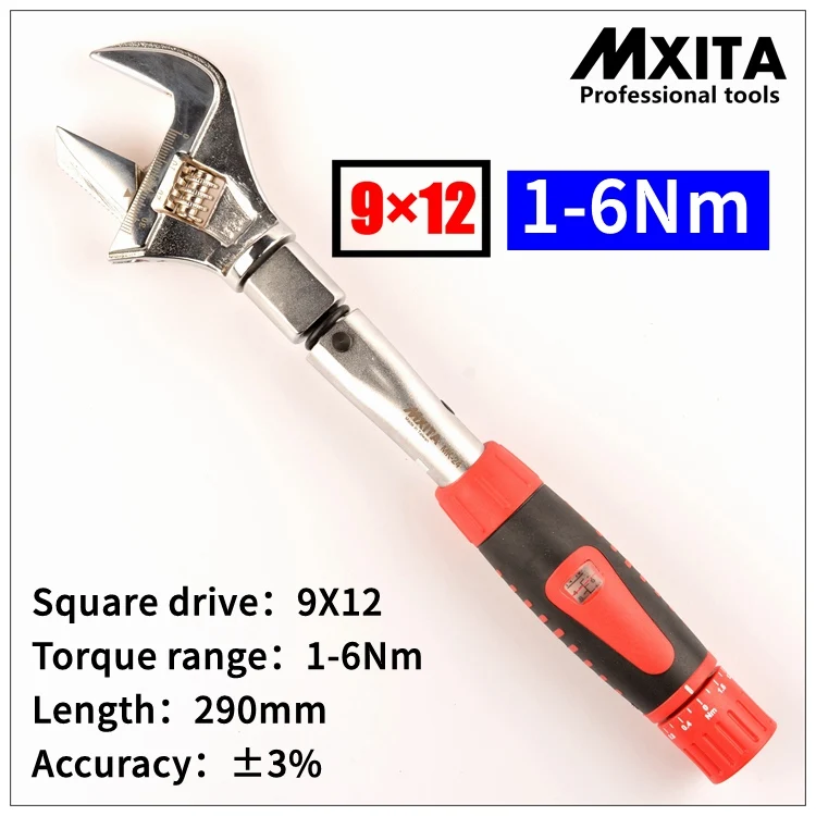 

Adjustable head Torque Wrench Interchangeable Torque Wrench Hand Spanner Repairing Tools hand tool set